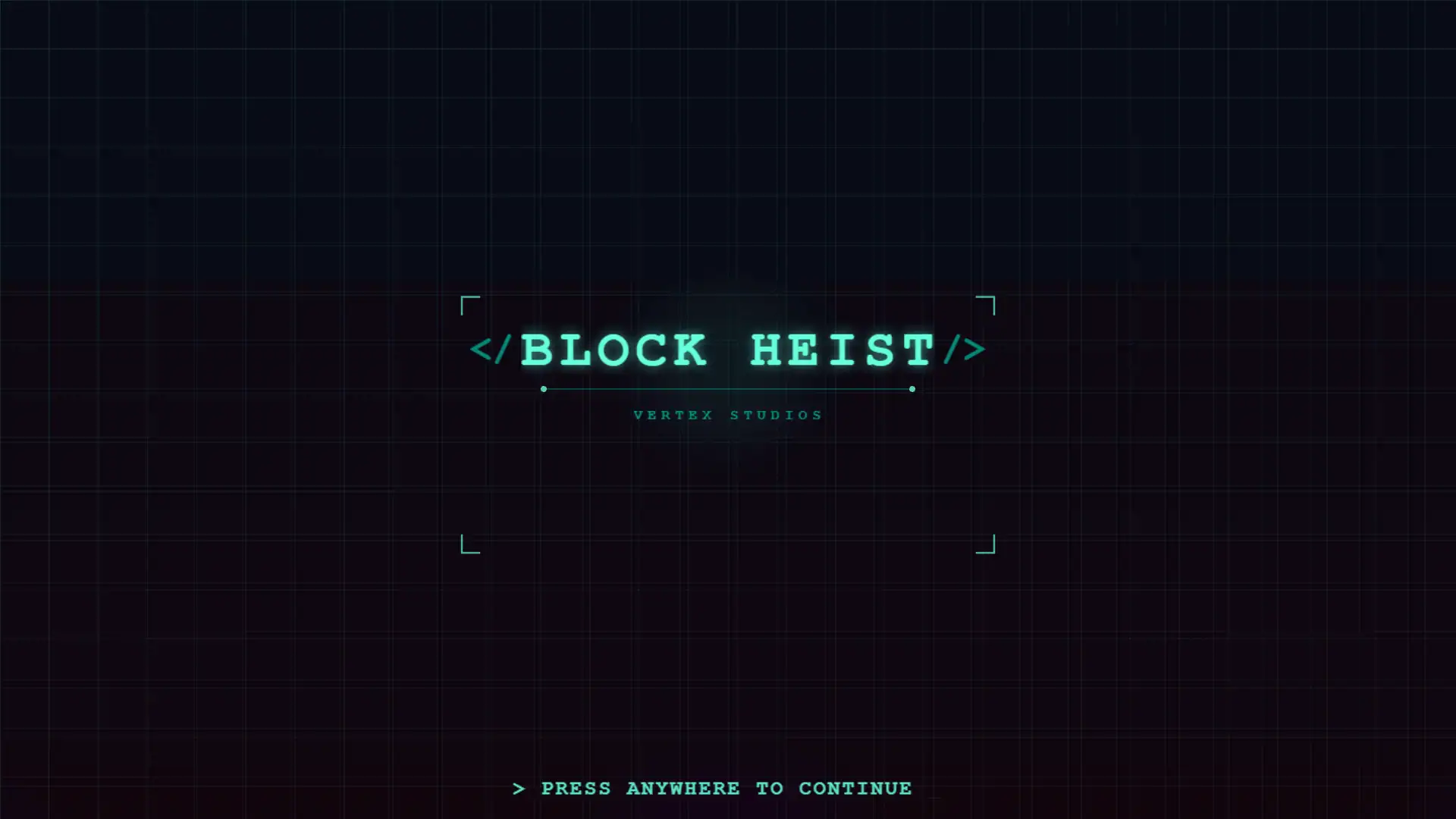 Block Heist slot intro screen