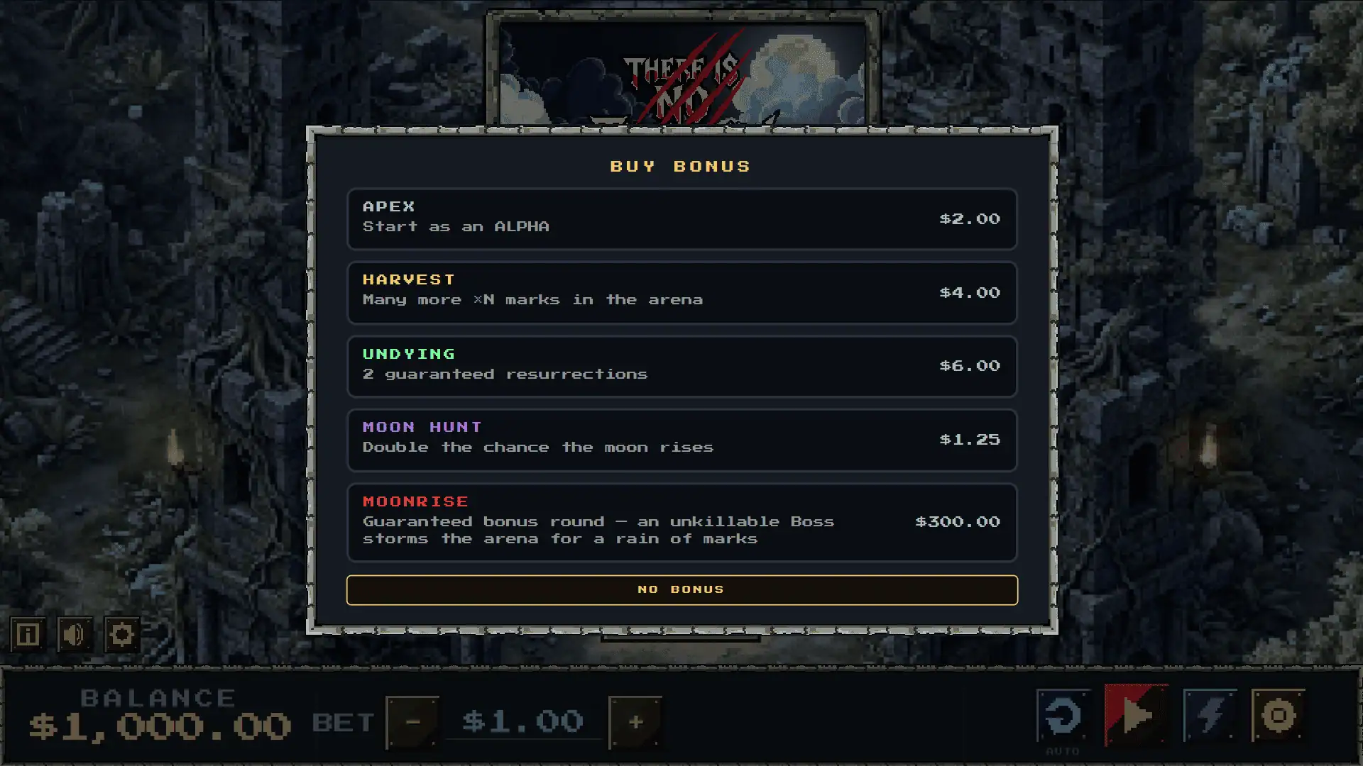 There Is No Tomorrow slot gameplay reels