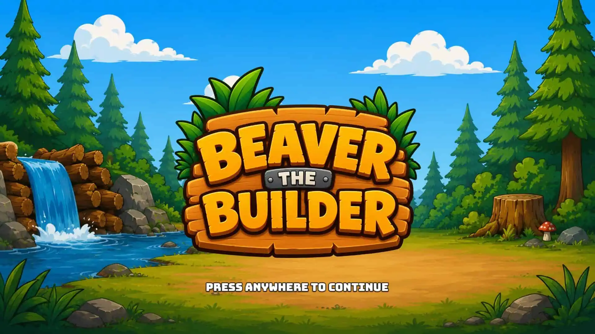 Beaver the Builder slot intro screen