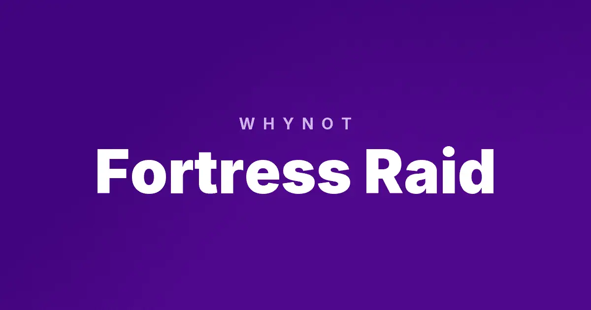Fortress Raid Slot Demo by Whynot slot cover image