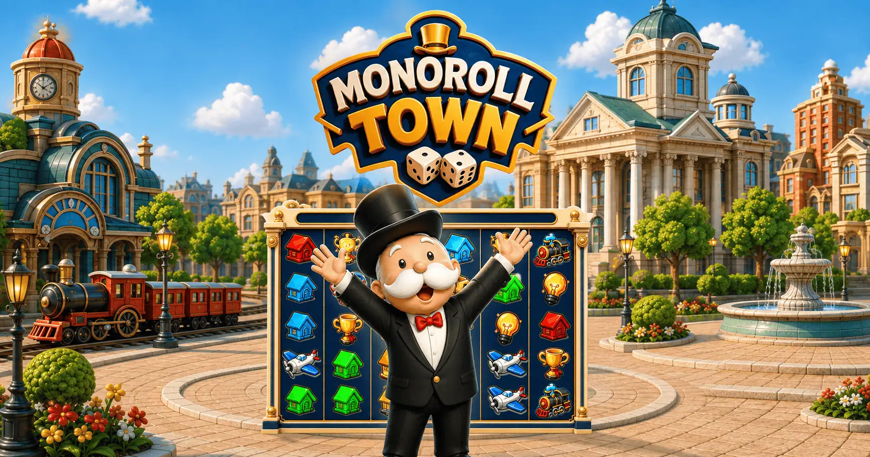 Monoroll Town Slot Demo by Whynot slot cover image