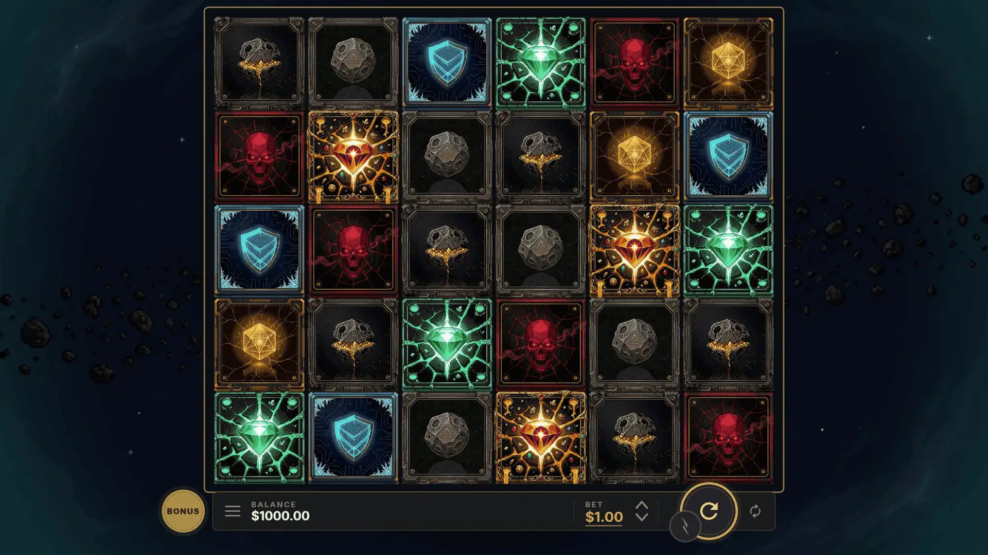 Ichor slot gameplay reels