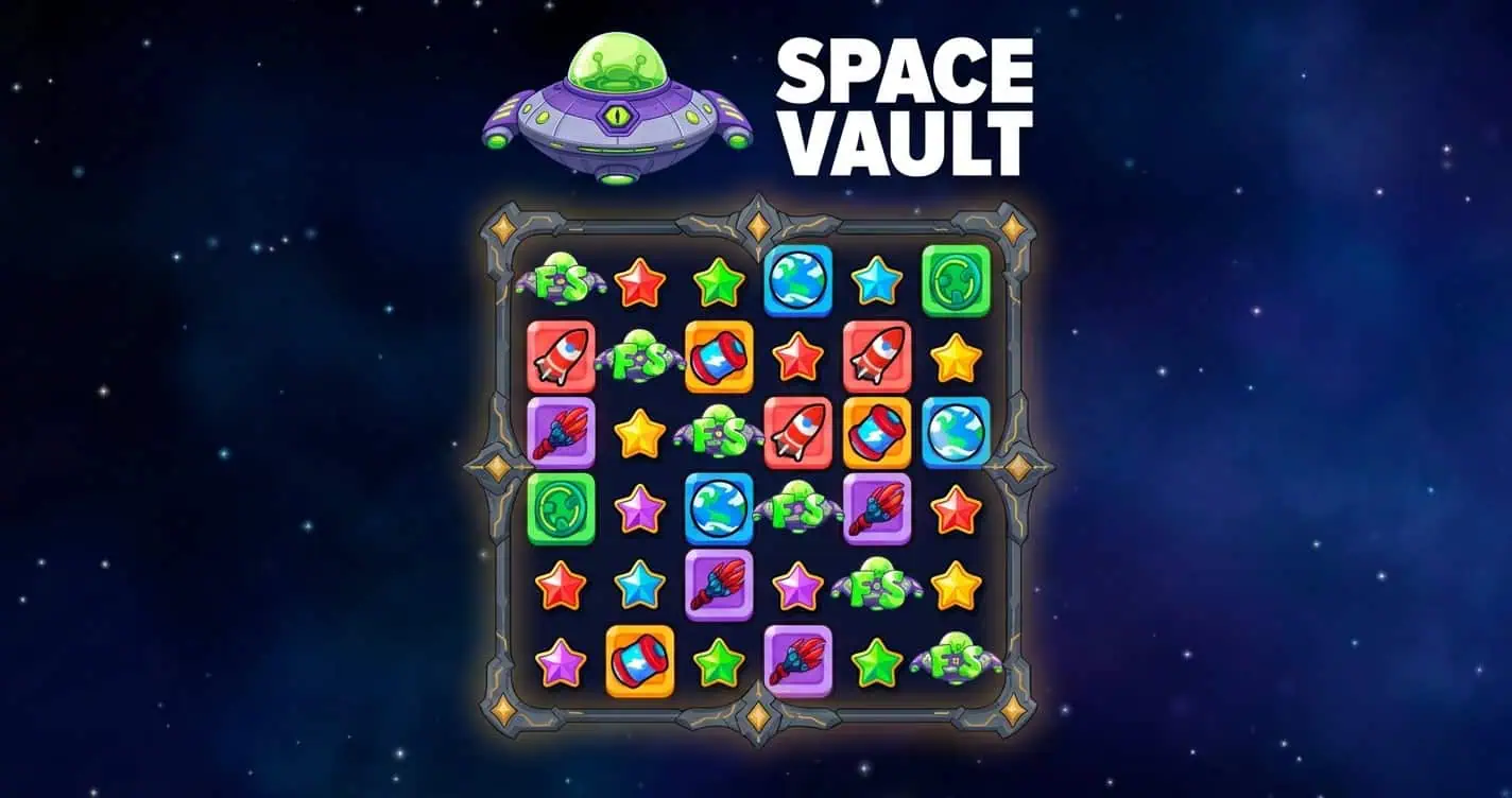 Space Vault Cluster Pays Slot Demo by Wincap Gaming slot cover image