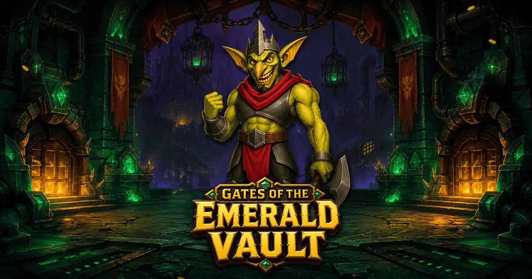 Gates of the Emerald Vault Slot Demo by Wires Games slot cover image