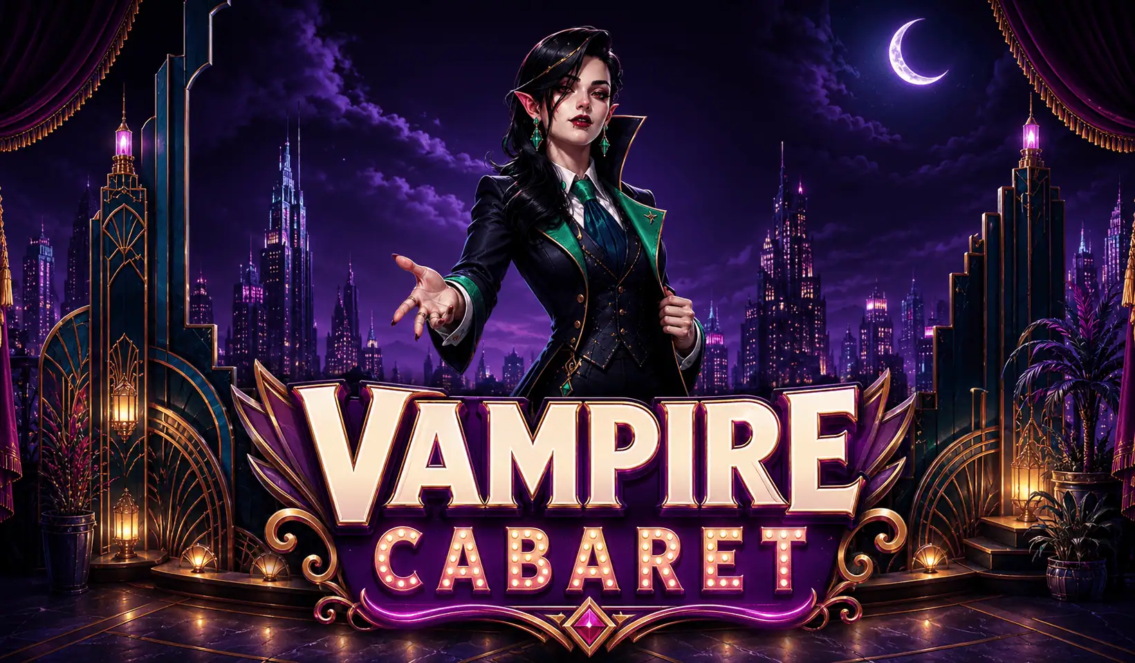 Vampire Cabaret Slot Demo by Wires Games slot cover image