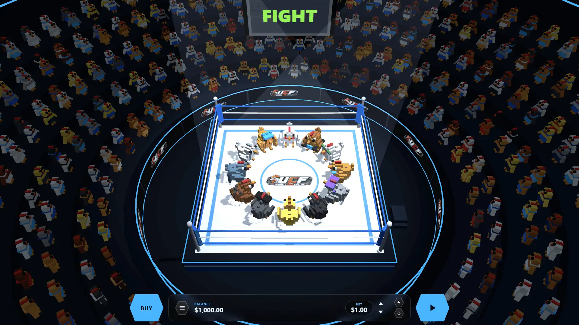 Cock Fighting slot gameplay reels