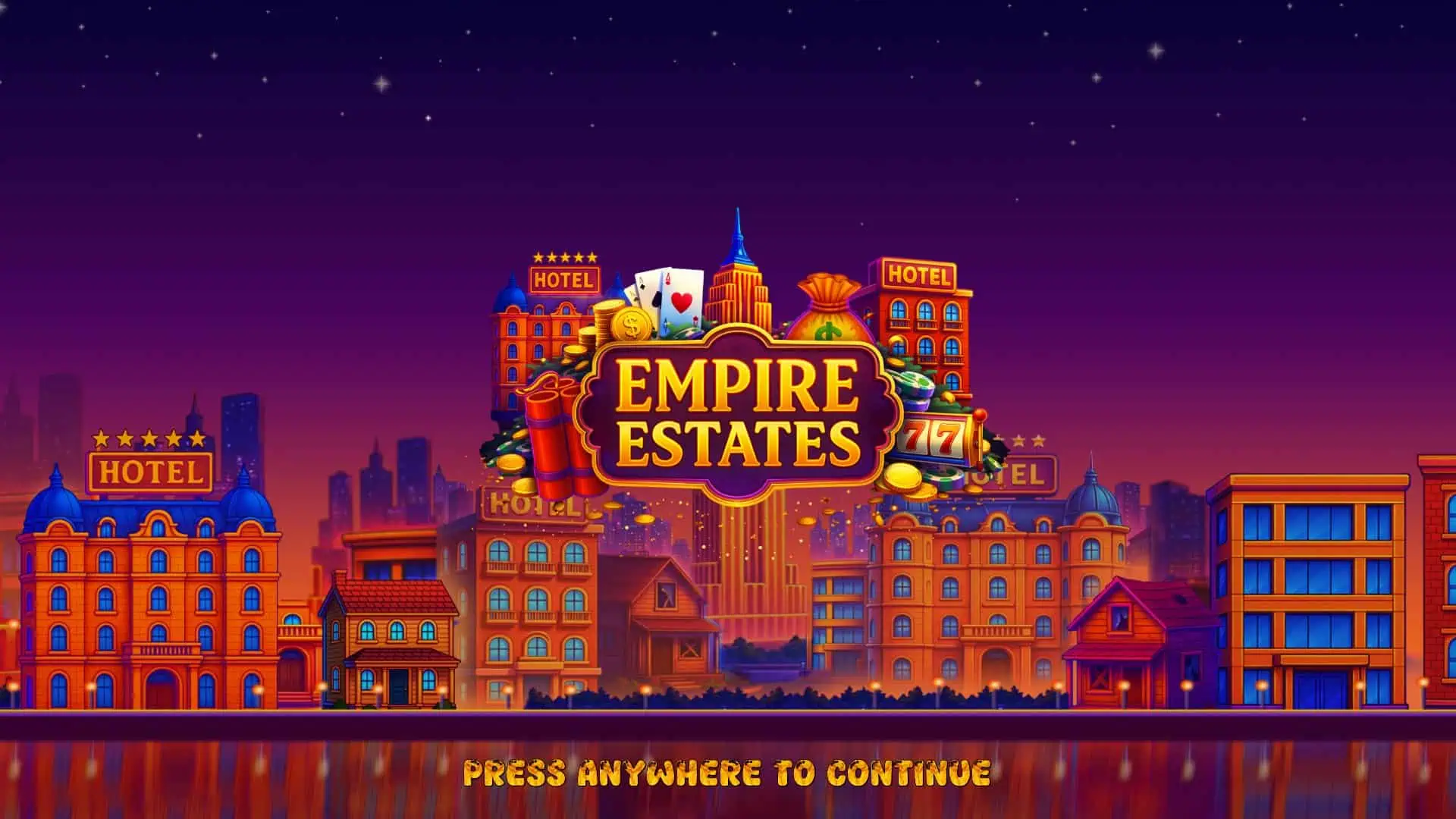 Empire Estates slot intro screen