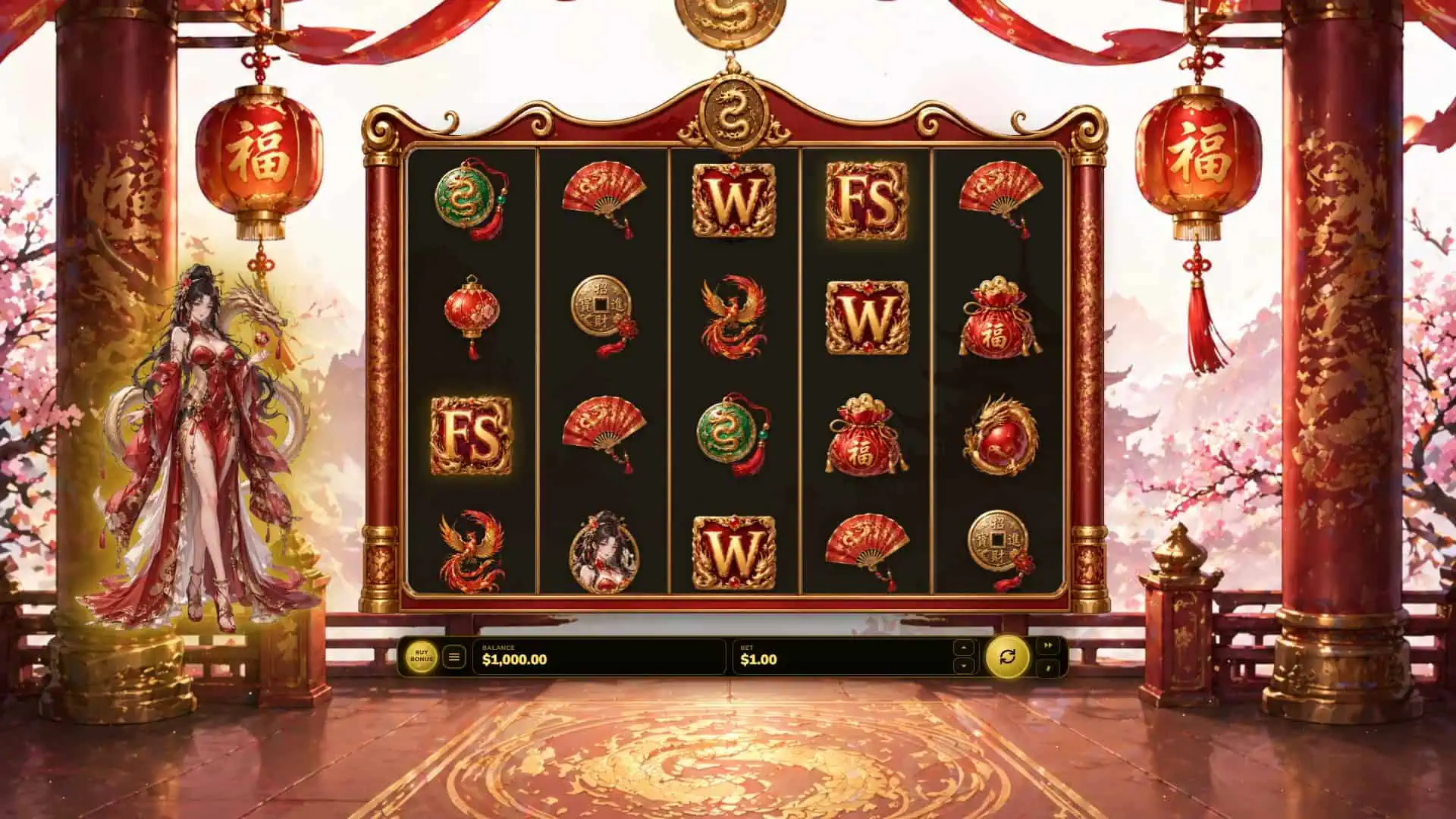 royal-dragon slot gameplay reels