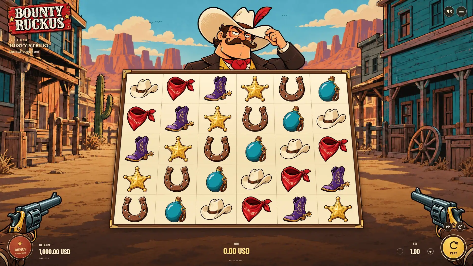 Bounty Ruckus slot gameplay reels