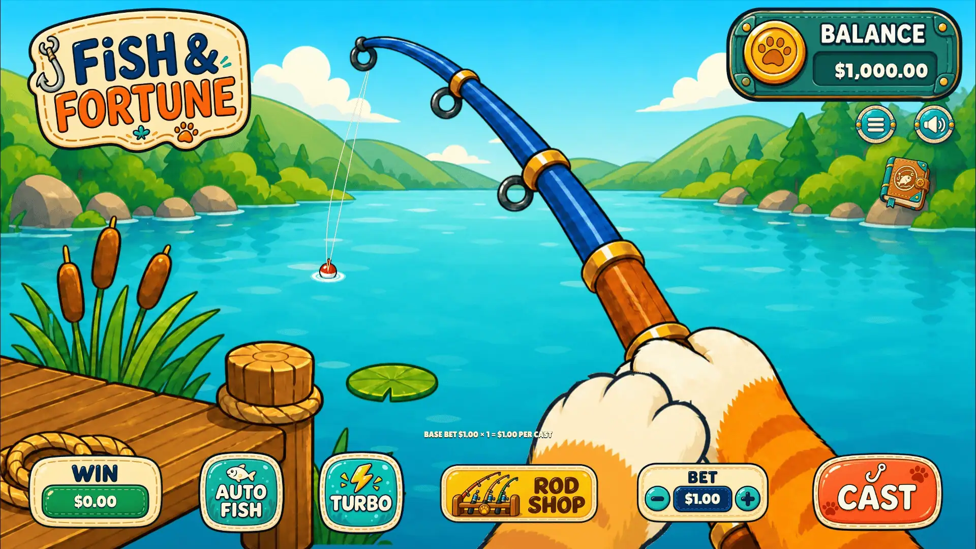 Fish Fortune slot gameplay reels