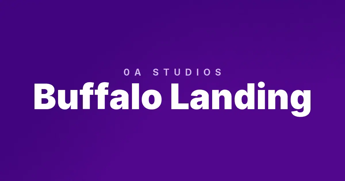 Buffalo Landing slot cover image