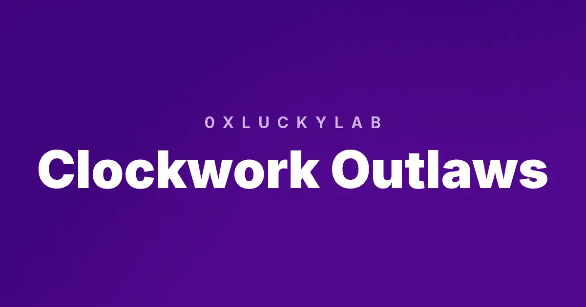 Clockwork Outlaws slot cover image
