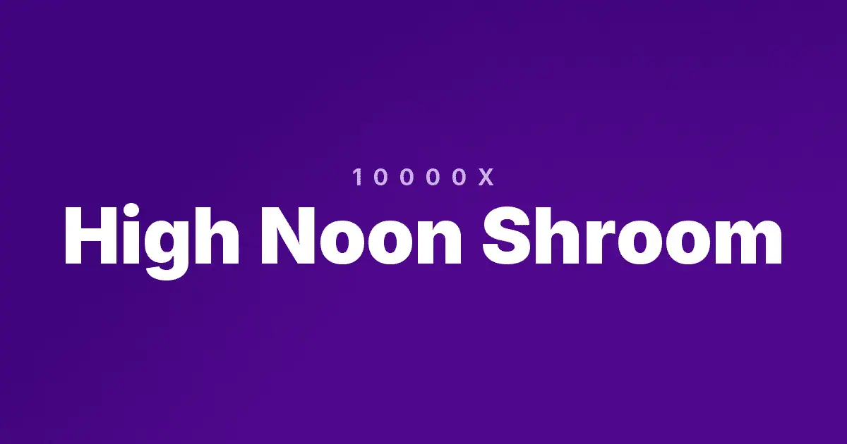 High Noon Shroom slot cover image