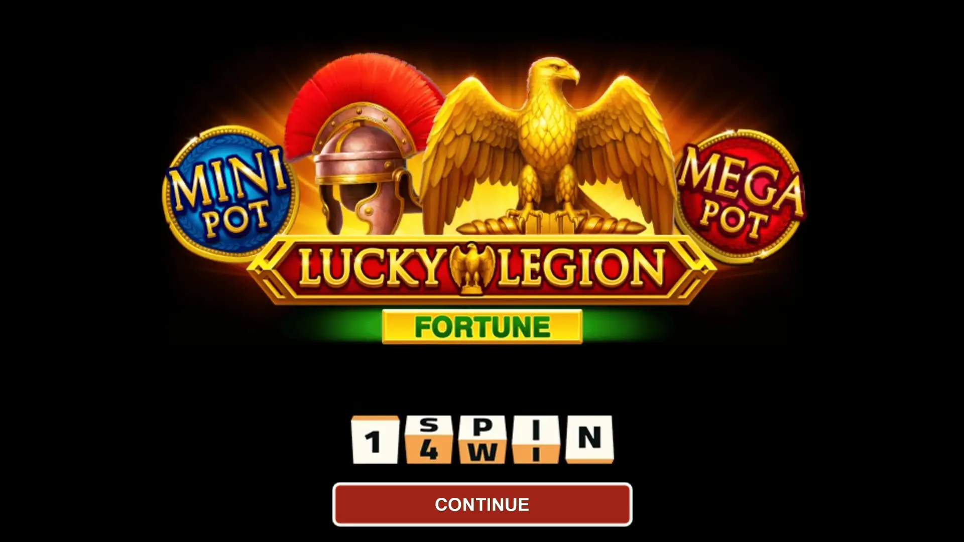 Lucky Legion Fortune slot intro screen