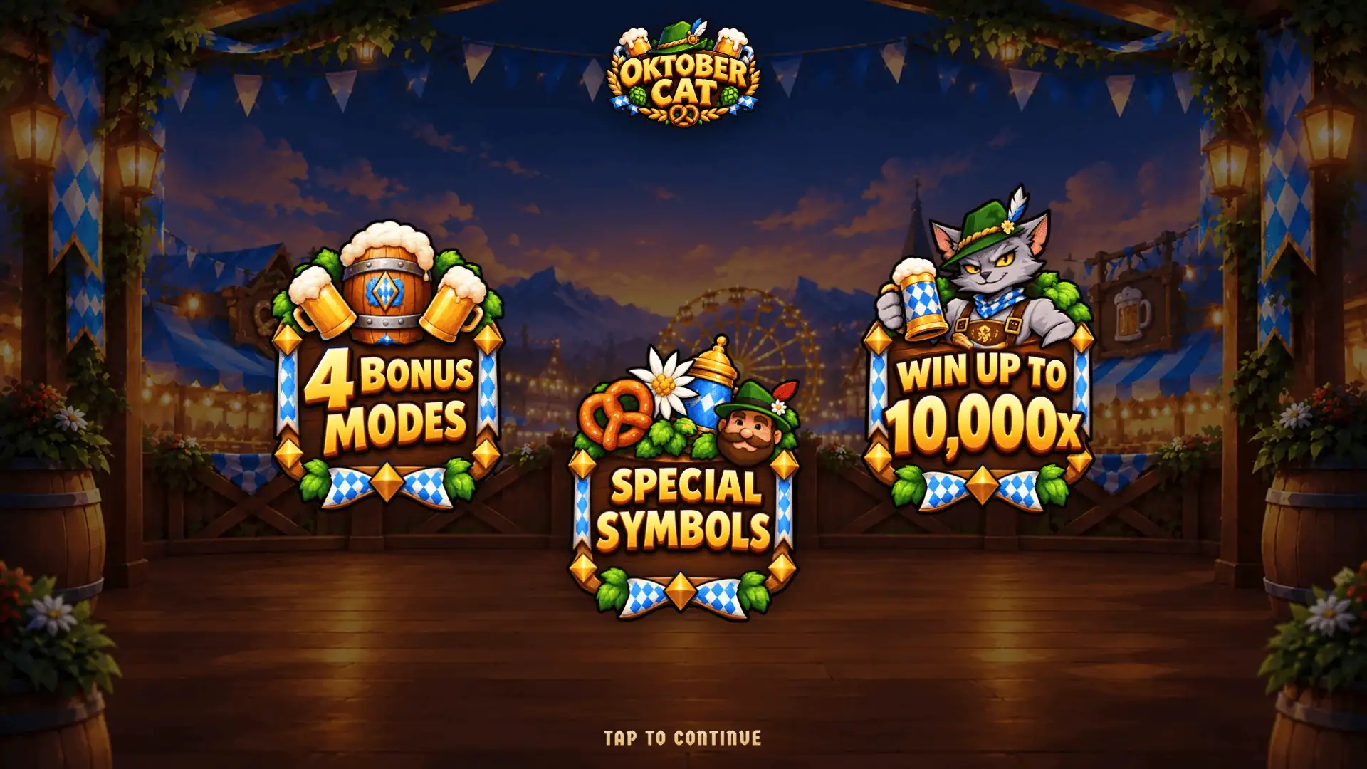 Oktobercat slot intro screen