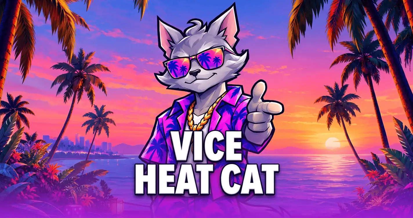Vice Heat Cat Slot Demo by Ak Games slot cover image