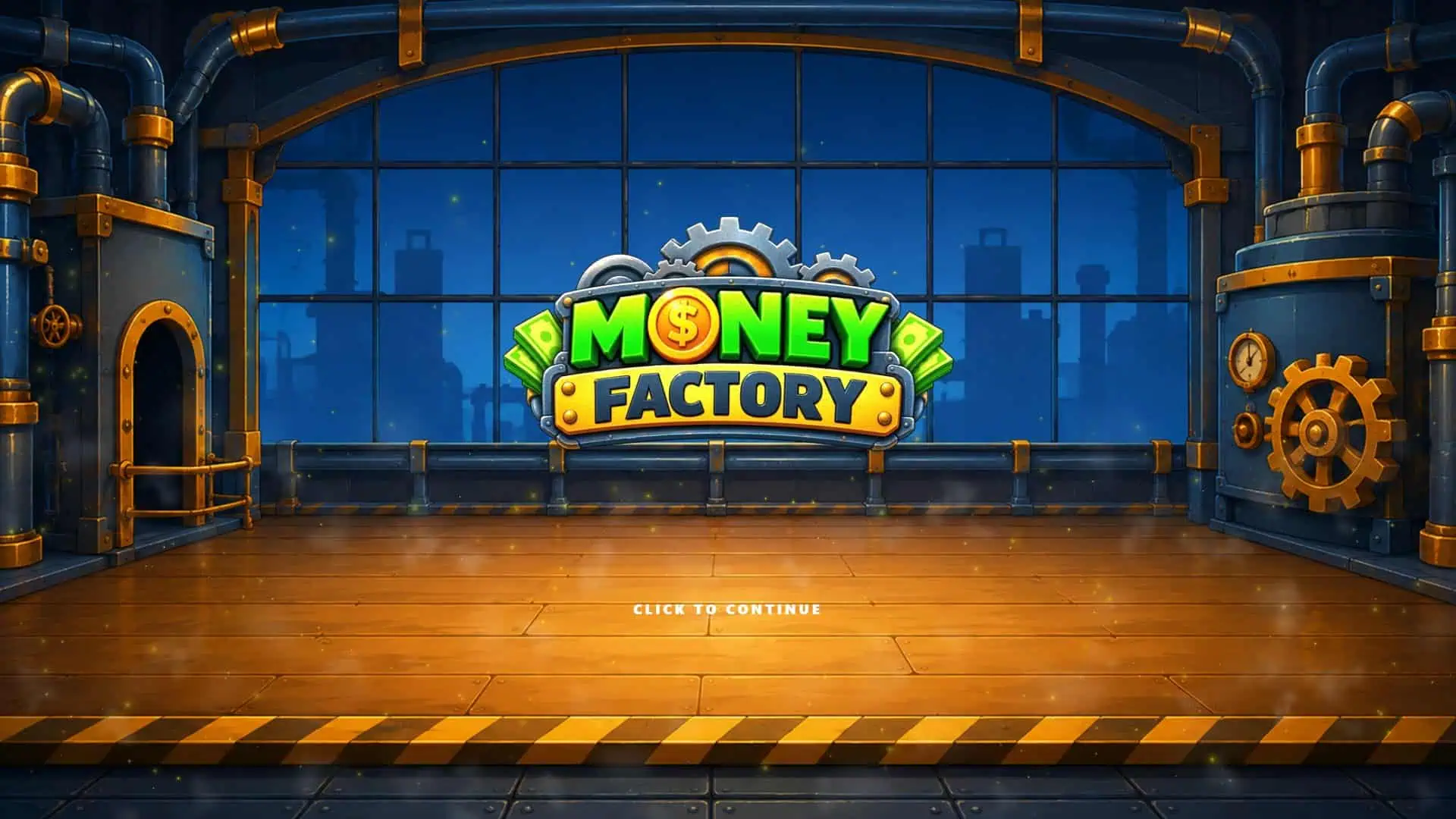 Money Factory slot intro screen