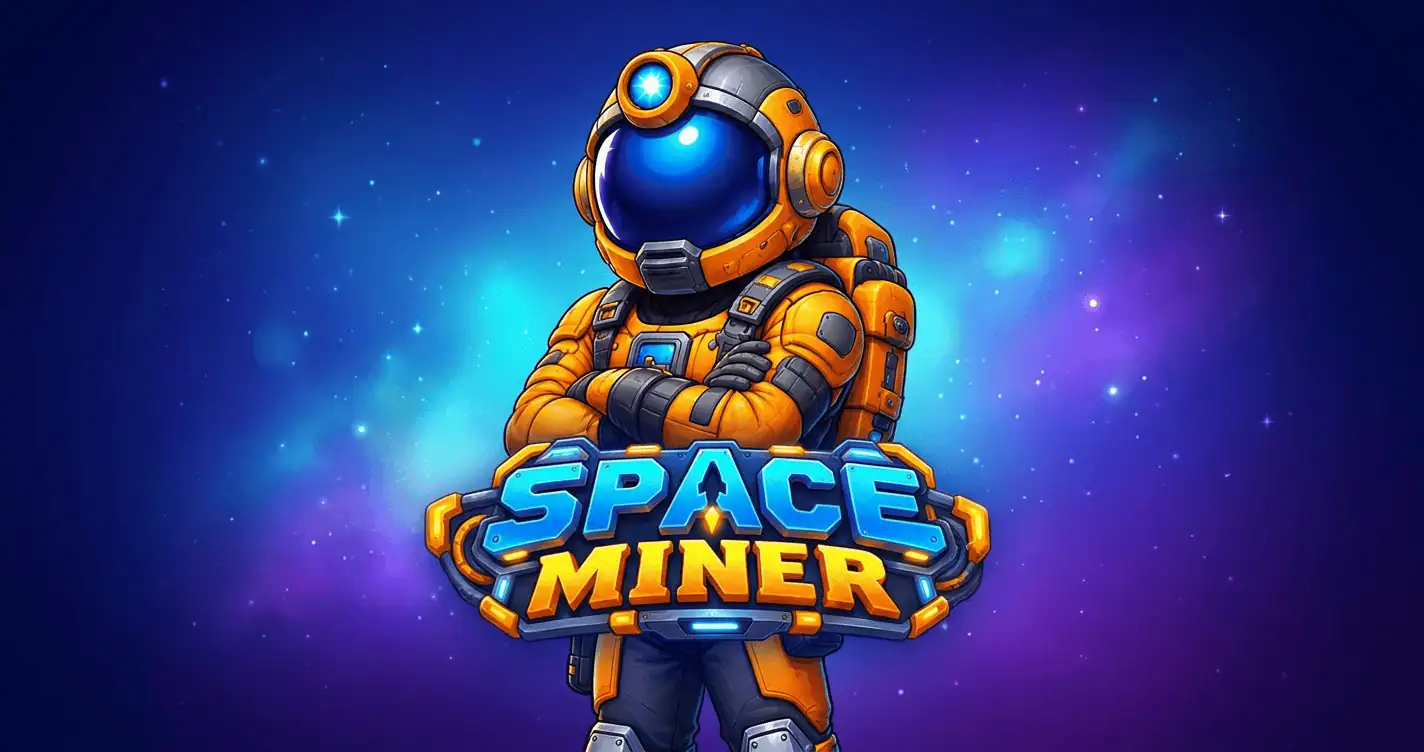 Space Miner Slot Demo by Alpha slot cover image