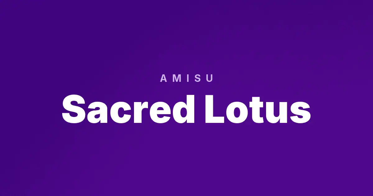 Sacred Lotus slot cover image