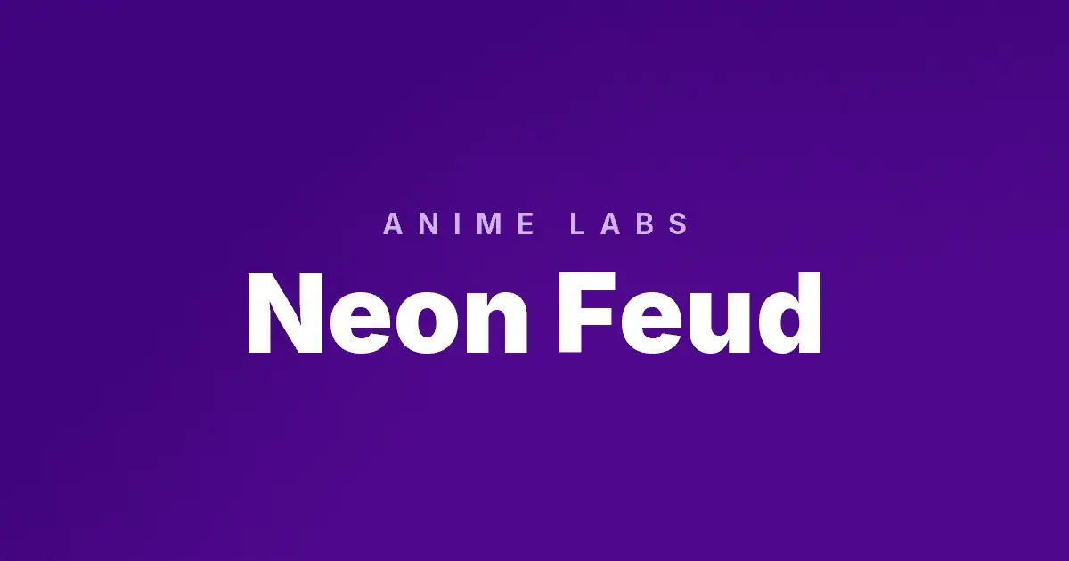 Neon Feud slot cover image