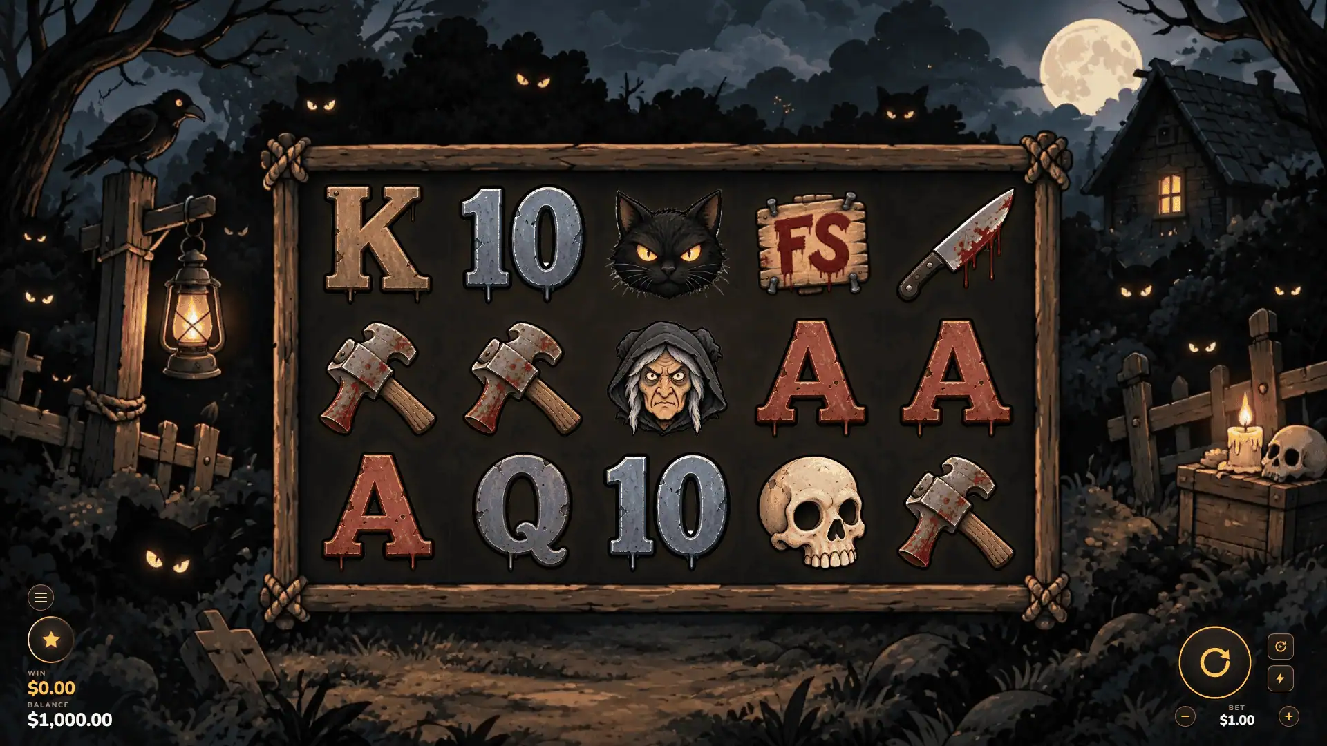 Black Raven slot gameplay reels