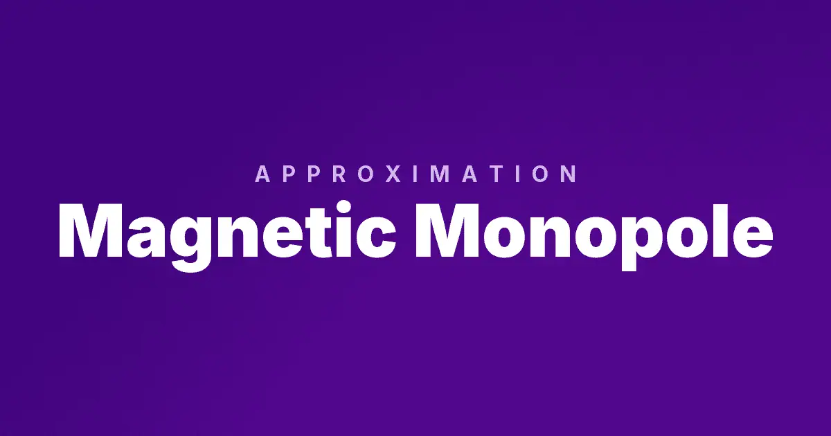 Magnetic Monopole slot cover image