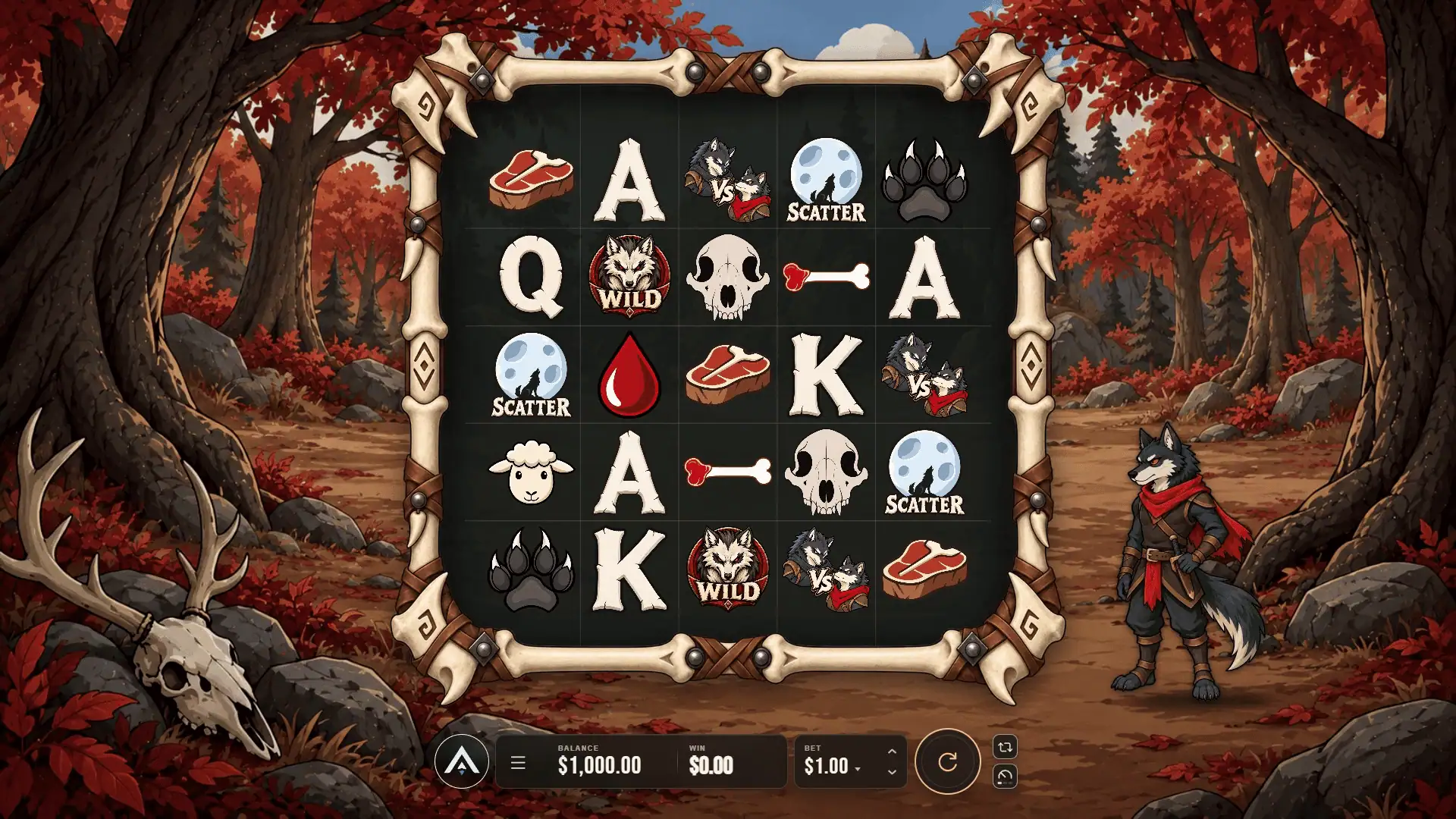 Lair Of Riches slot gameplay reels