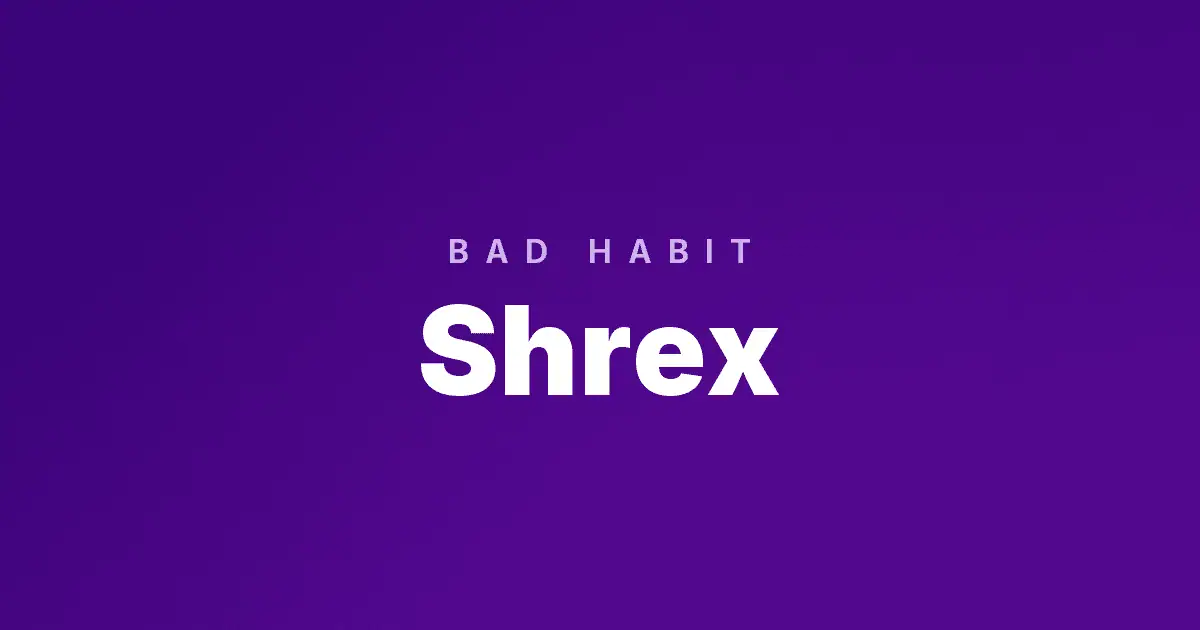 Shrex slot cover image