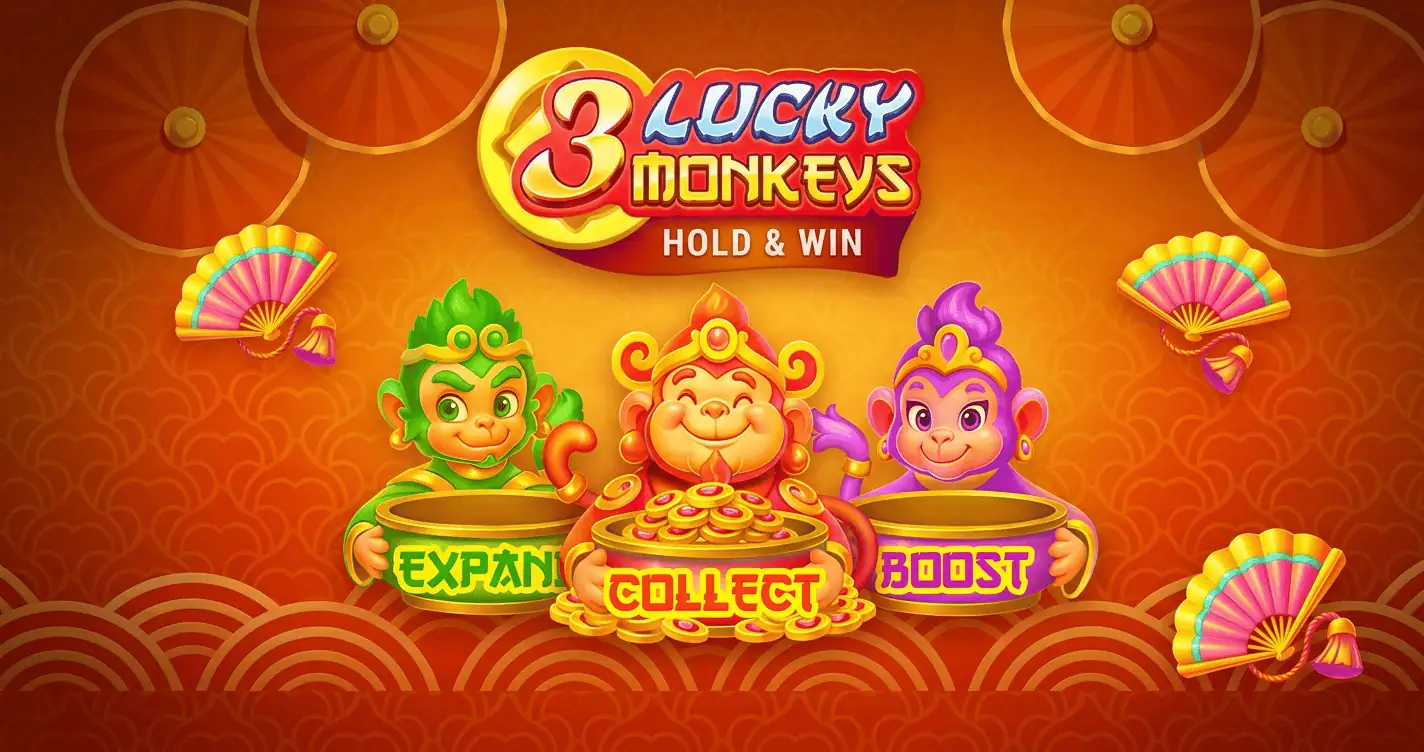 3 Lucky Monkeys Slot Demo by BGaming slot cover image