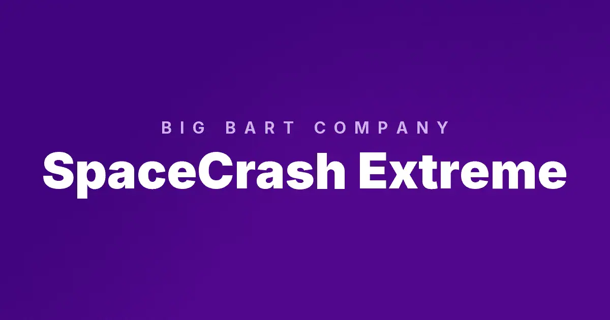 SpaceCrash Extreme slot cover image