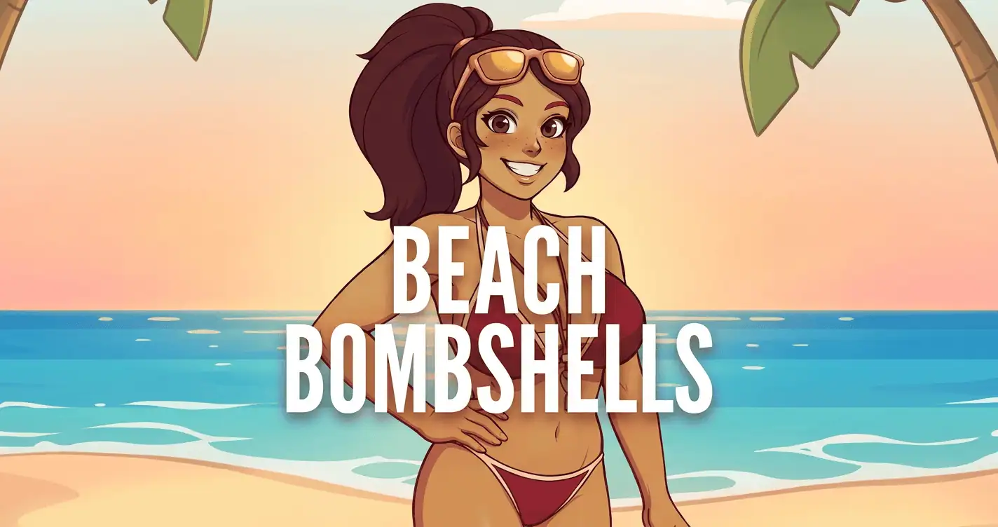 Beach Bombshells Slot Demo by Big Booty Latinas slot cover image