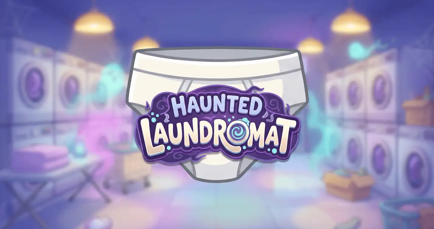 Haunted Laundromat Slot Demo by Big Ducking Wings slot cover image