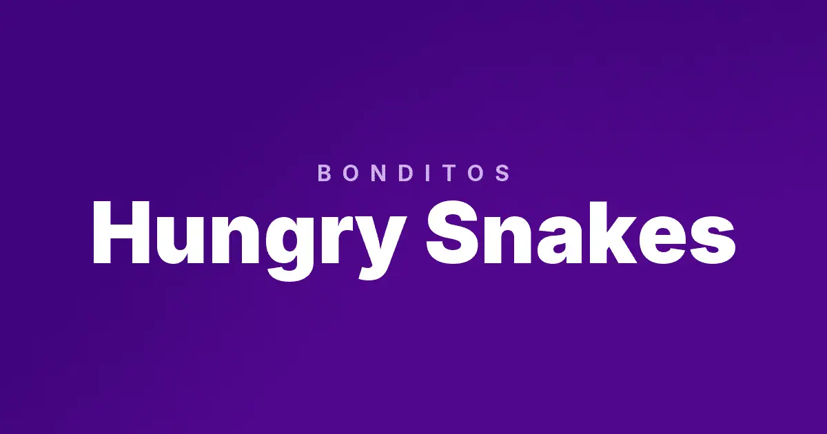 Hungry Snakes slot cover image