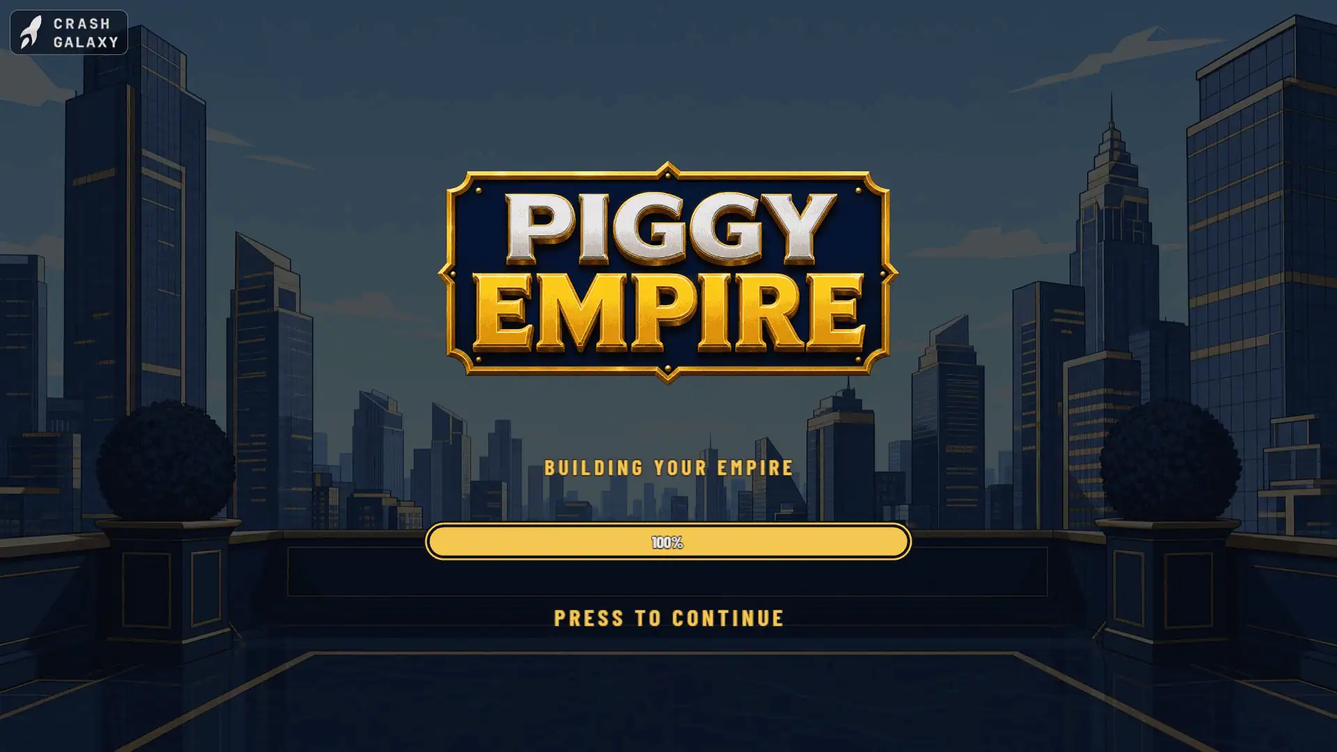 Piggy Empire slot intro screen