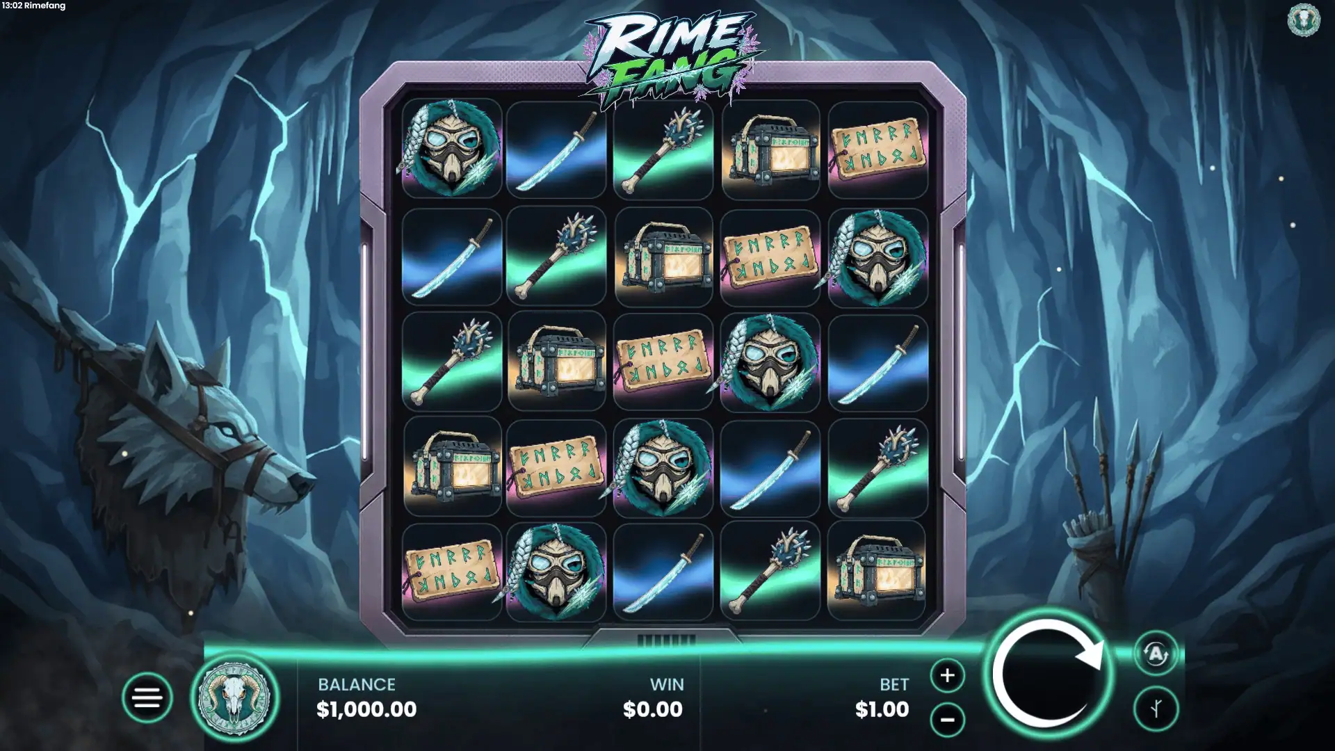 RimeFang slot gameplay reels