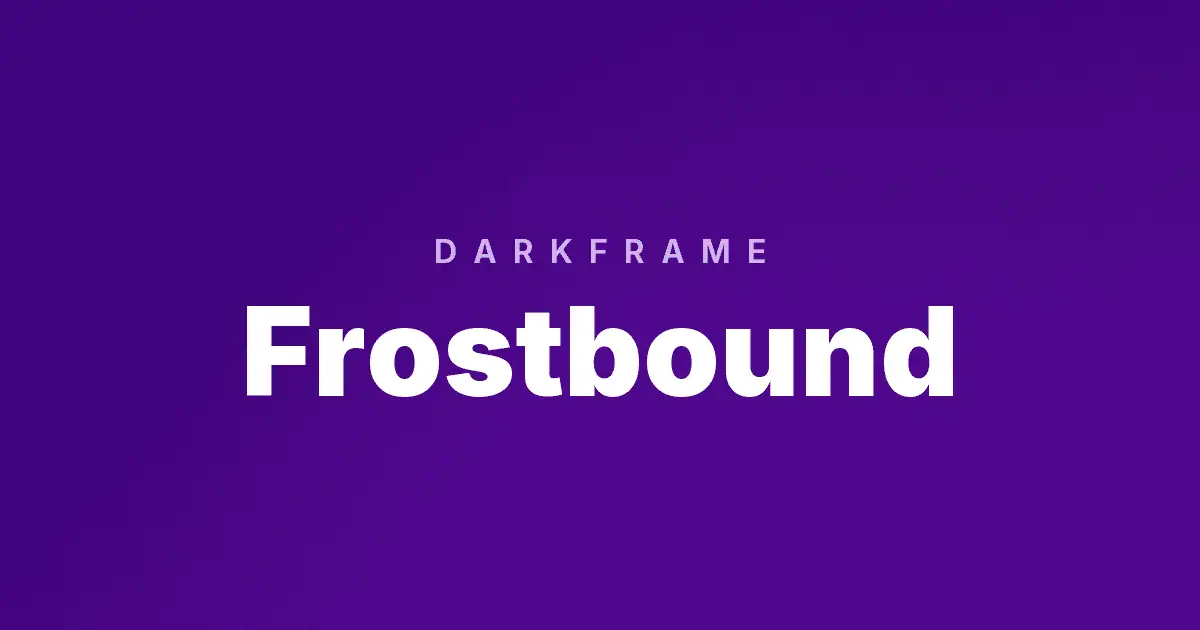 Frostbound slot cover image