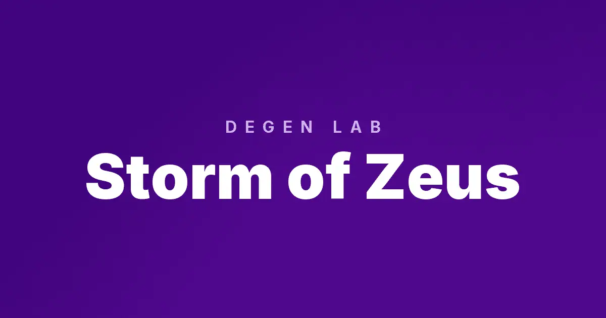 Storm of Zeus slot cover image