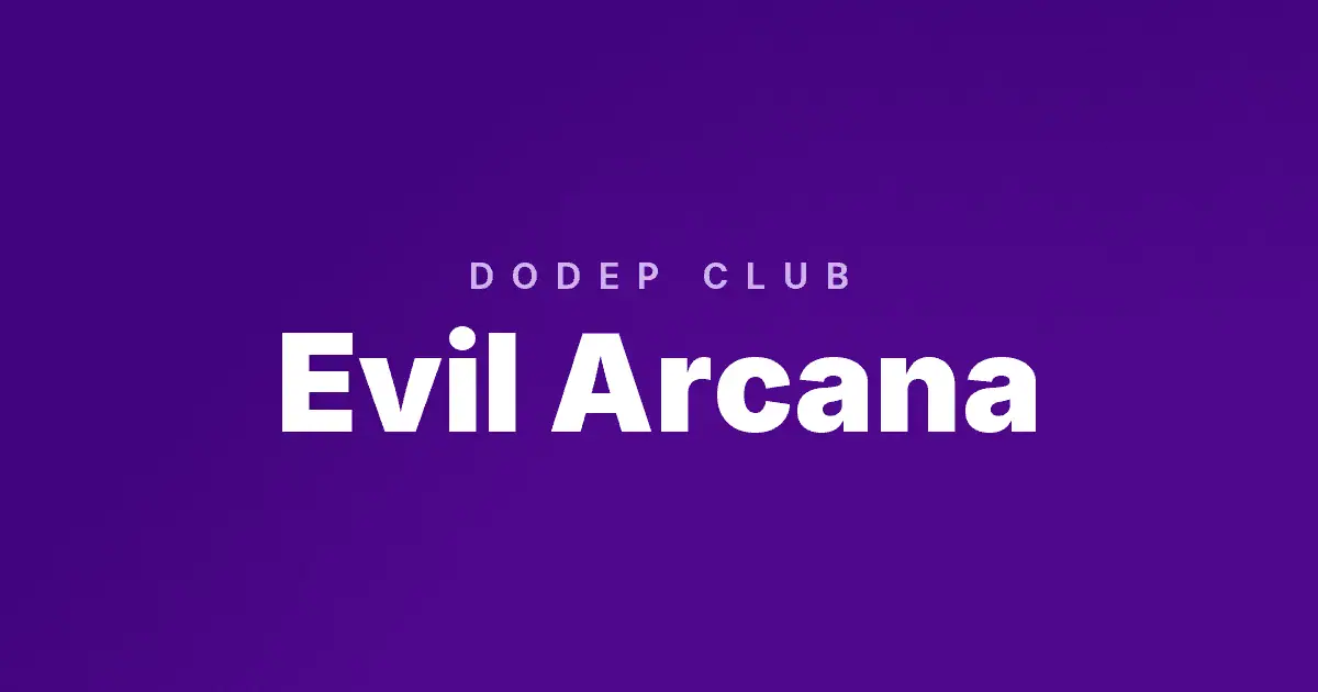 Evil Arcana slot cover image