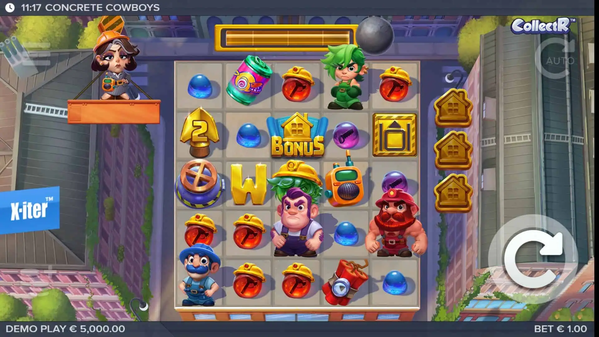 Concrete Cowboys slot gameplay reels