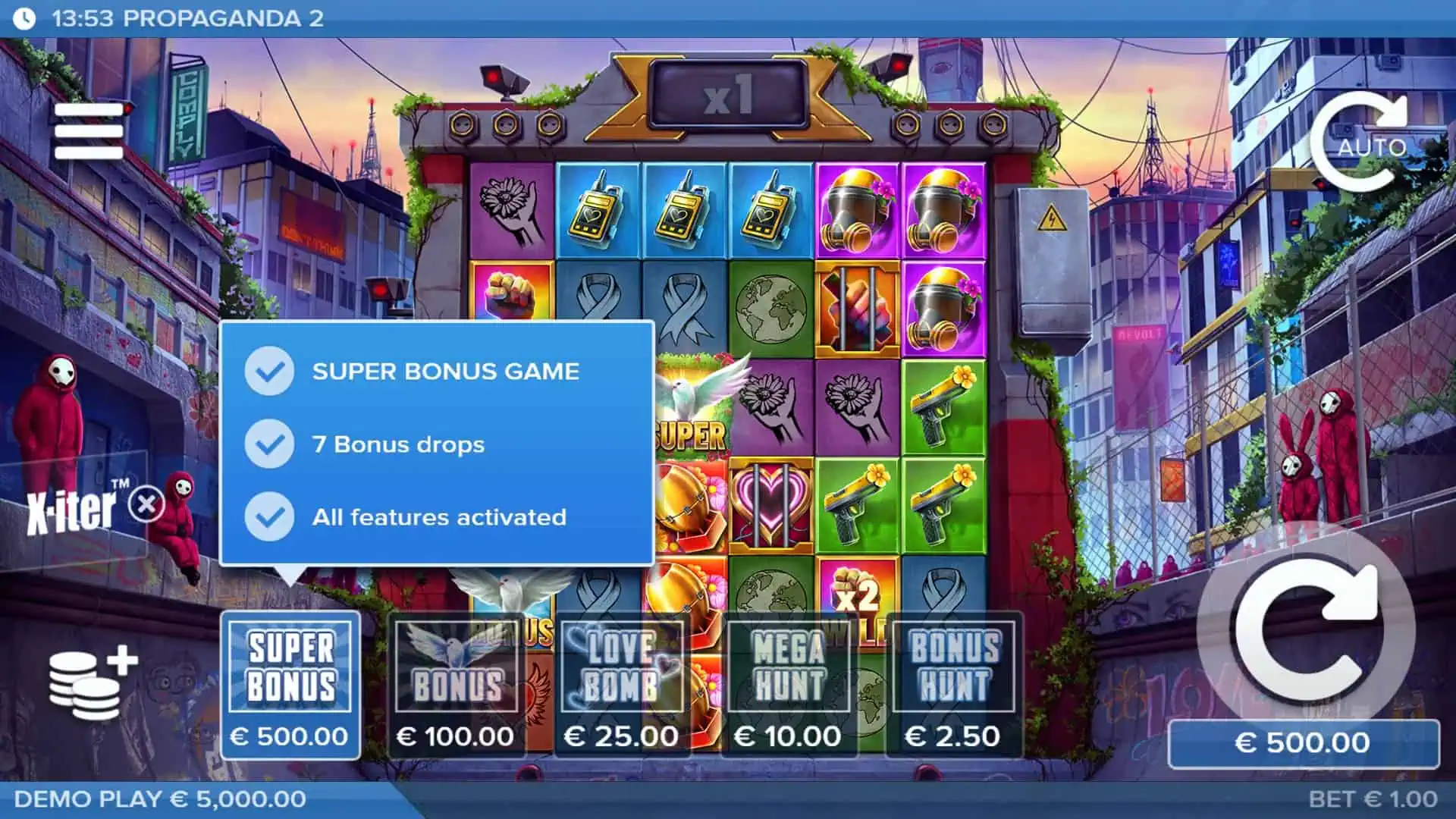 Propaganda 2 bonus buy menu