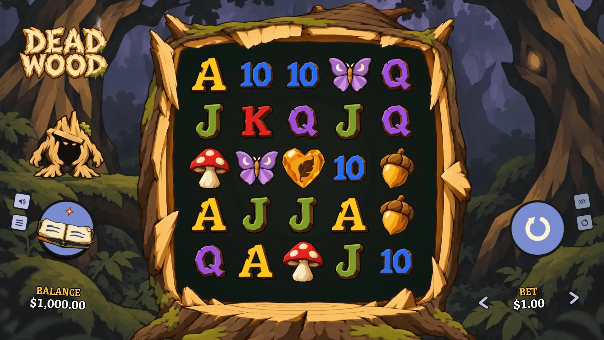 Dead Wood slot gameplay reels