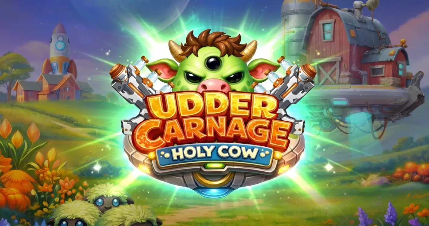 Udder Carnage Holy Cow Slot Demo by Gaming Corps slot cover image