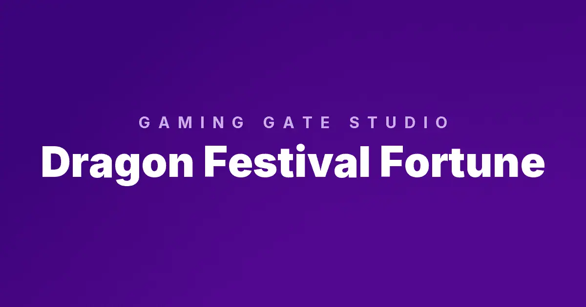Dragon Festival Fortune slot cover image