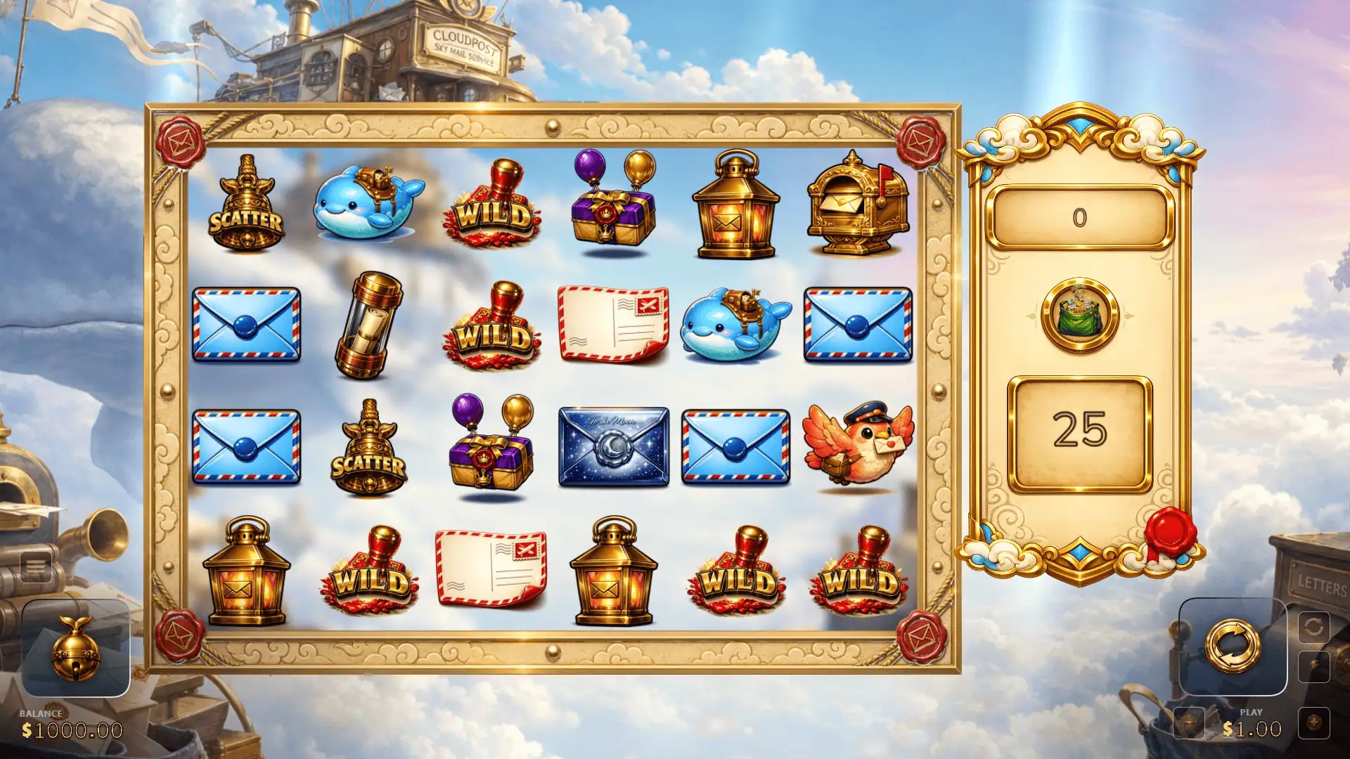 Golden Whale Express slot gameplay reels