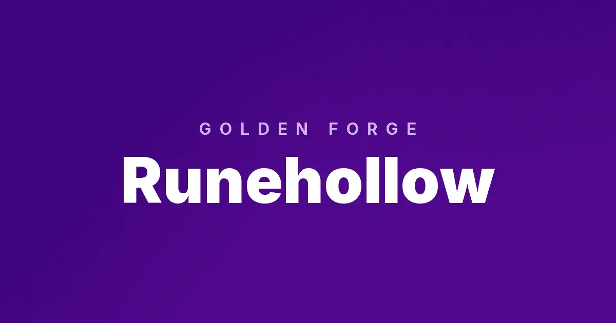 Runehollow slot cover image