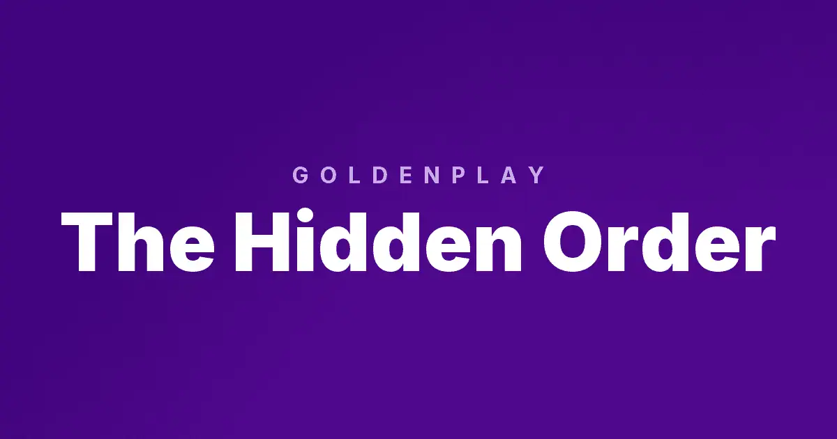 The Hidden Order slot cover image