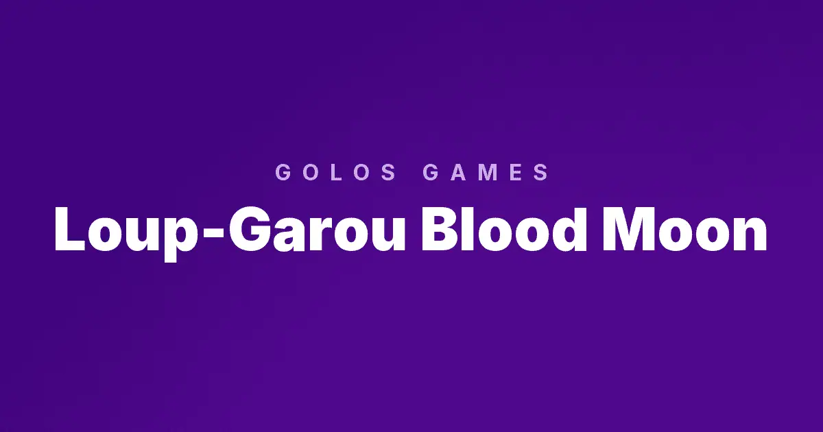 Loup-Garou Blood Moon slot cover image