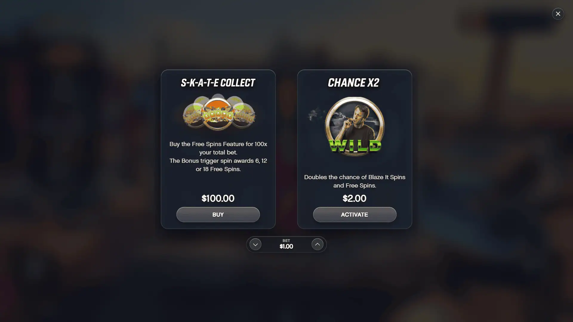 Money Hawk Pro Staker bonus buy menu