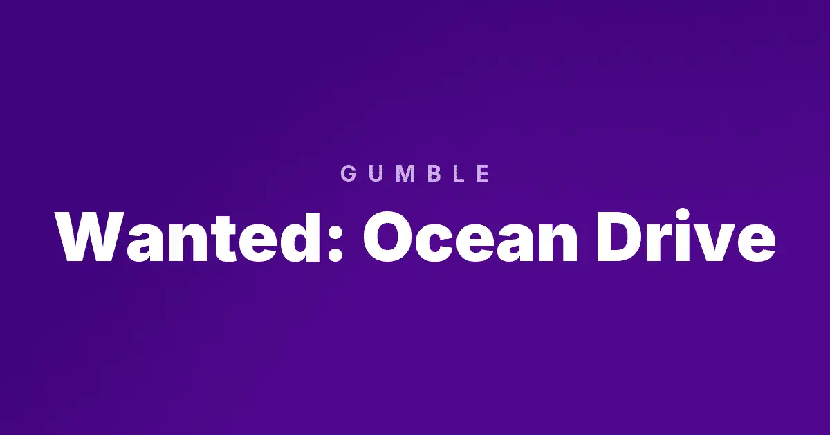 Wanted: Ocean Drive slot cover image