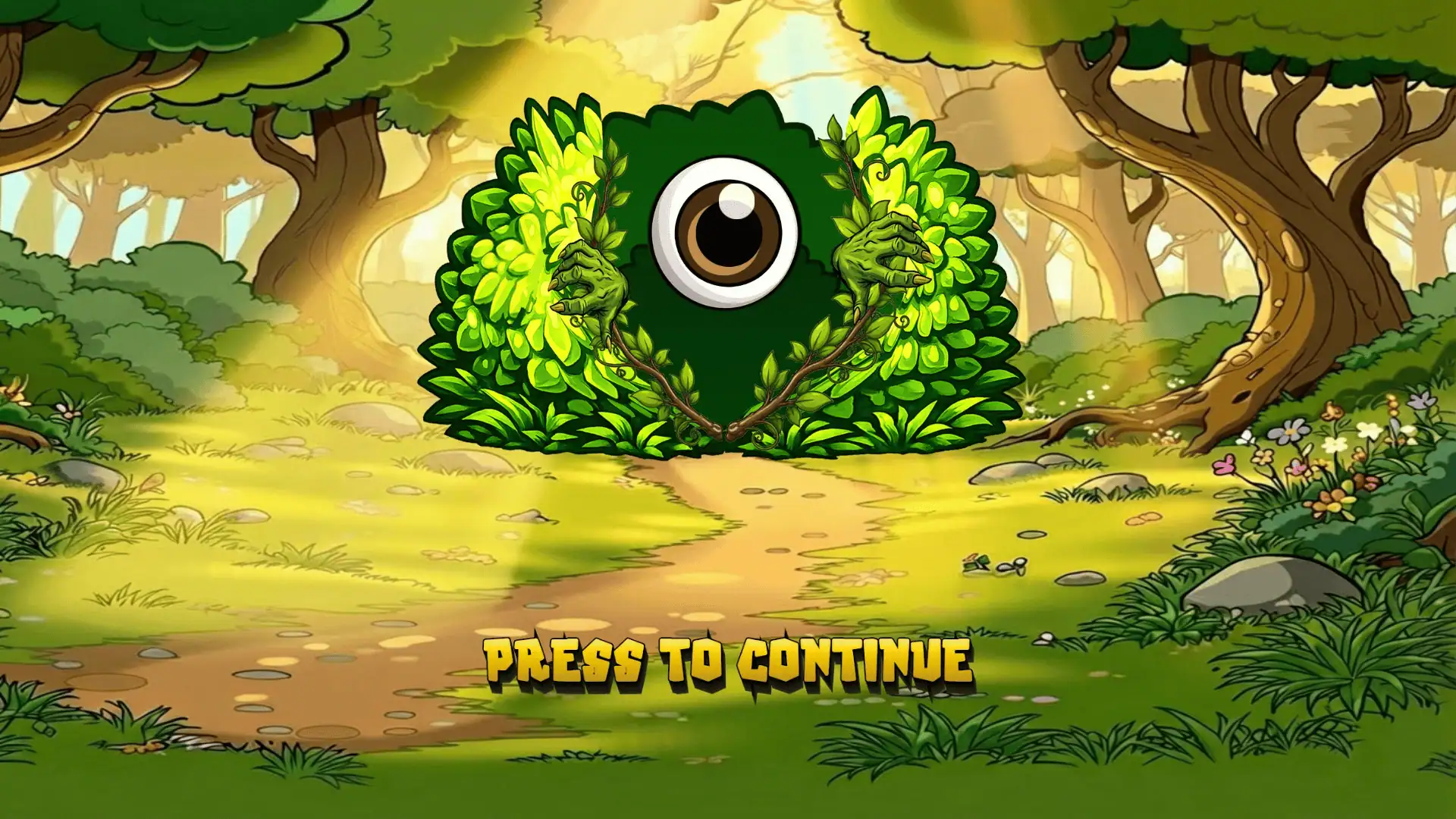 Golden Mystery Bush slot intro screen